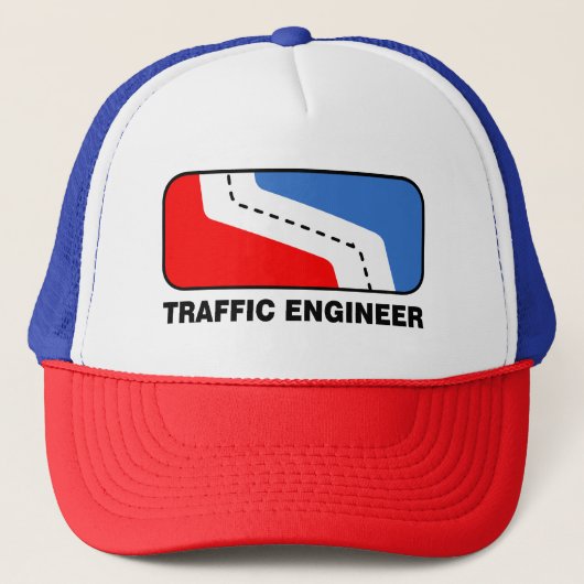 Traffic Engineer League Trucker Pet (Voorkant)