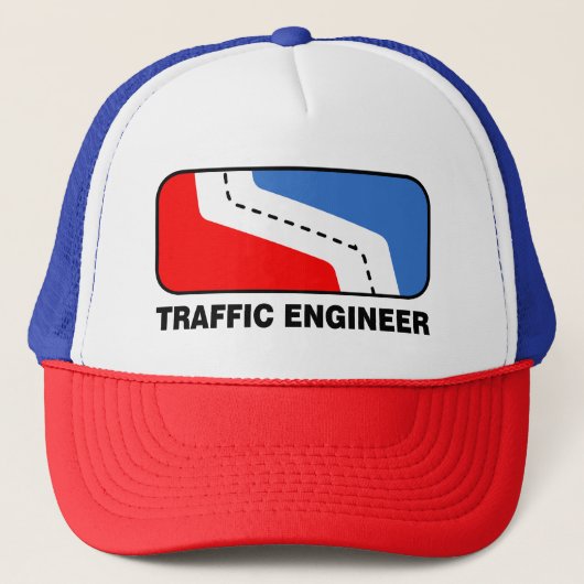 Traffic Engineer League Trucker Pet (Voorkant)