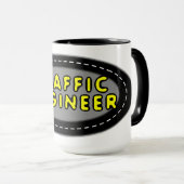 Traffic Engineer Oval Mok (Voorkant rechts)