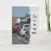 Traffic Jam - Birthday for Dad Kaart (Voorkant)