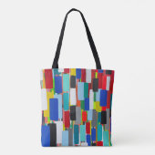 Traffic Jam Canvas tas (Achterkant)