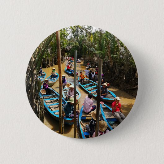 "Traffic Jam in Vietnam" Ronde Button 5,7 Cm (Voorkant)