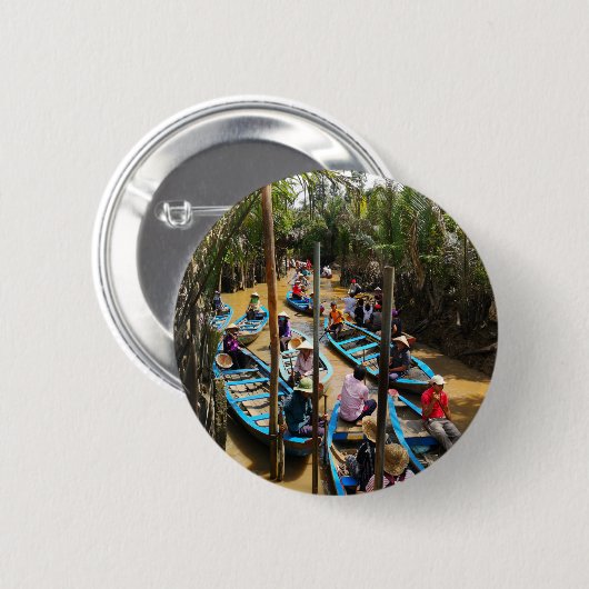 "Traffic Jam in Vietnam" Ronde Button 5,7 Cm (Voorkant /achterkant)