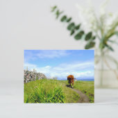 Traffic Jam, Isle of Iona Briefkaart (Staand voorkant)