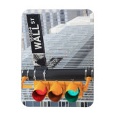 Traffic Light and Wall Street Sign Magneet (Verticaal)