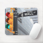 Traffic Light and Wall Street Sign Muismat (Met muis)