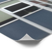 Traffic Light and Wall Street Sign Poster (Hoek)