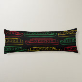 Traffic Light Barges Canal Boats Lichaamskussen (Achterkant)