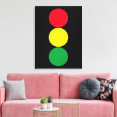 Traffic Light Canvas Afdruk (Insitu (Woonkamer))