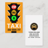 Traffic Light die Taxi Ride heet Visitekaartje (Voorkant / Achterkant)