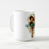 Traffic Light Whisperer T Shirt Koffiemok (Voorkant links)