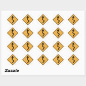 traffic sign ronde sticker (Vel)