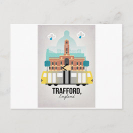 TRAFFORD, MANCHESTER BRIEFKAART