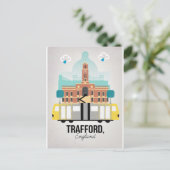 TRAFFORD, MANCHESTER BRIEFKAART (Staand voorkant)