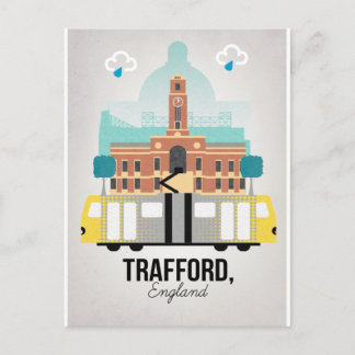 TRAFFORD, MANCHESTER BRIEFKAART