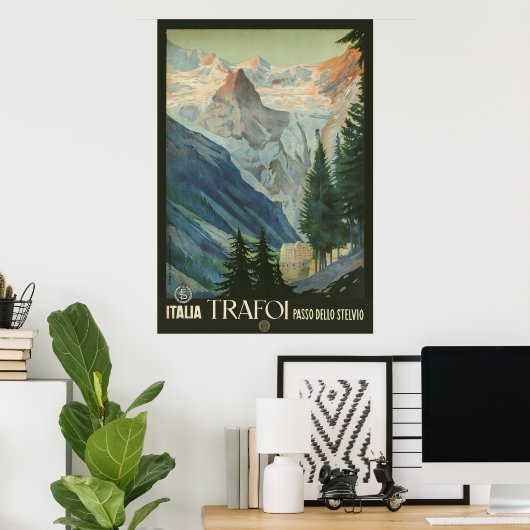 Trafoi Passo dello Stelvio Poster (Thuiskantoor)