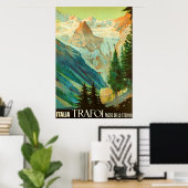 Trafoi~Passo dello Stelvio~Vintage Travel Poster (Thuiskantoor)