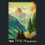 Trafoi~Passo dello Stelvio~Vintage Travel Poster<br><div class="desc">Trafoi~Passo dello Stelvio~Vintage Travel Poster. Deze  Italiaanse reisposter is op een prachtige manier versterkt en weer in zijn vroegere briljante vorm hersteld.</div>