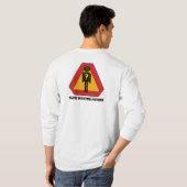 Trage bewegende Humans T-shirt (Achterkant volledig)