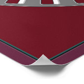 Trage bewegende tandwielen optische illusie poster (Hoek)