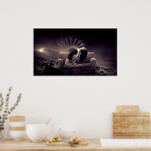 Trage beweging poster (Keuken)