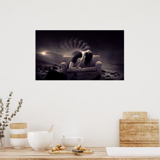 Trage beweging poster (Keuken)