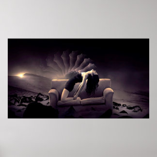 Trage beweging poster