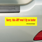 Trage bumpersticker (Op auto)