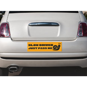 Trage chauffeur, geef me de auto Sticker