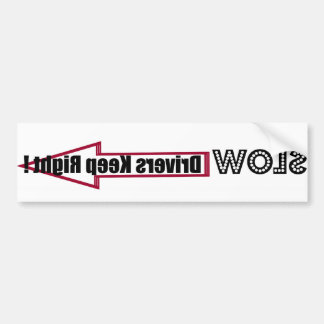 Trage chauffeurs houden het goed! bumpersticker