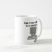Trage computerMok Koffiemok (Voorkant rechts)