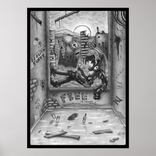 Trage dag poster (Voorkant)