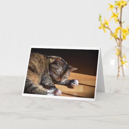 Trage dagen, kaart (Gele Bloem)