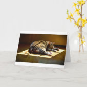 Trage dagen, kaart (Gele Bloem)