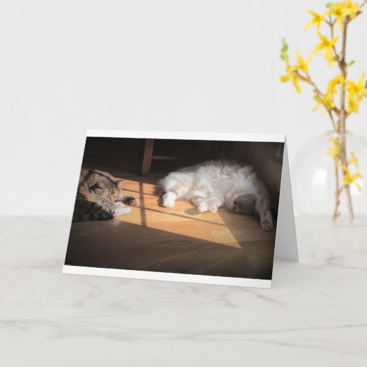 Trage dagen, kaart (Gele Bloem)