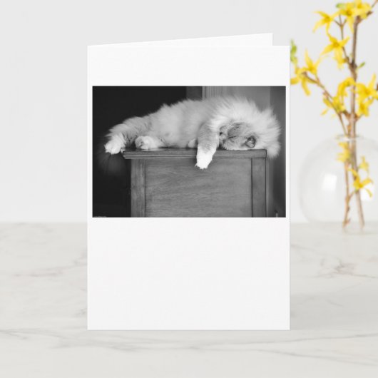 Trage dagen, kaart (Gele Bloem)