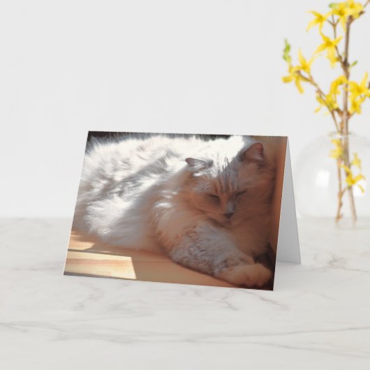 Trage dagen, kaart (Gele Bloem)