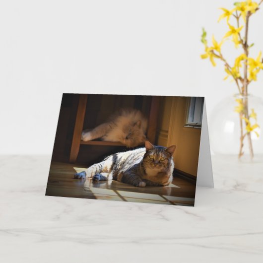 Trage dagen, kaart (Gele Bloem)