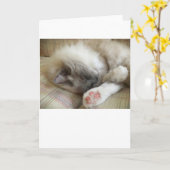 Trage dagen, kaart (Gele Bloem)