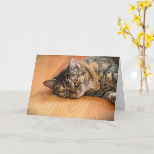 Trage dagen, kaart (Gele Bloem)