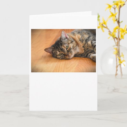 Trage dagen, kaart (Gele Bloem)