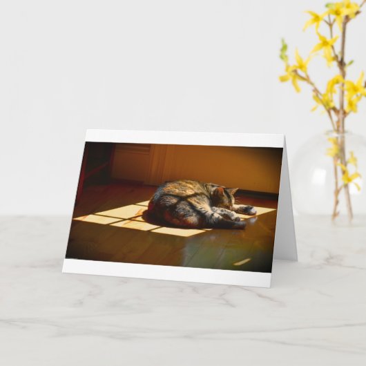 Trage dagen, kaart (Gele Bloem)