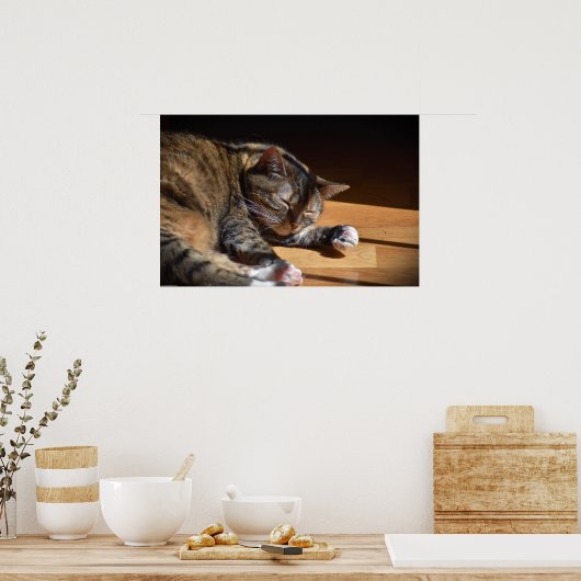 Trage dagen, poster (Keuken)