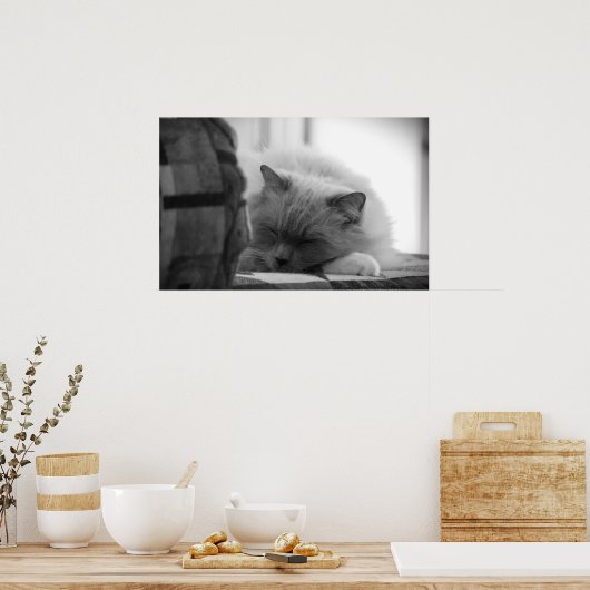 Trage dagen, poster (Keuken)