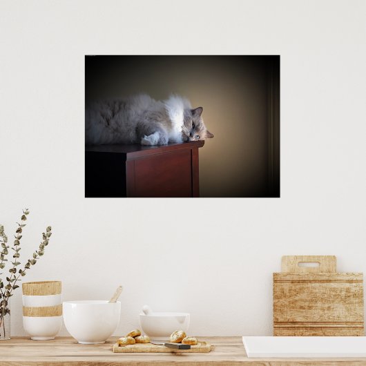 Trage dagen, poster (Keuken)