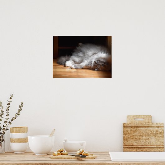 Trage dagen, poster (Keuken)