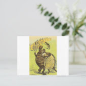 Trage dans briefkaart (Staand voorkant)