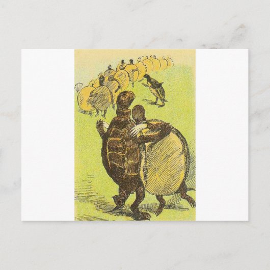 Trage dans briefkaart (Voorkant)