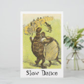 Trage dans briefpapier (Staand voorkant)