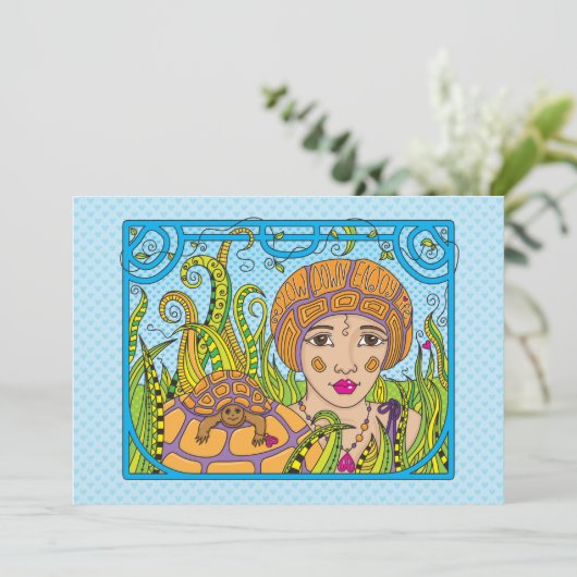 Trage Dpwn_Flat Card 7"x5" (Staand voorkant)